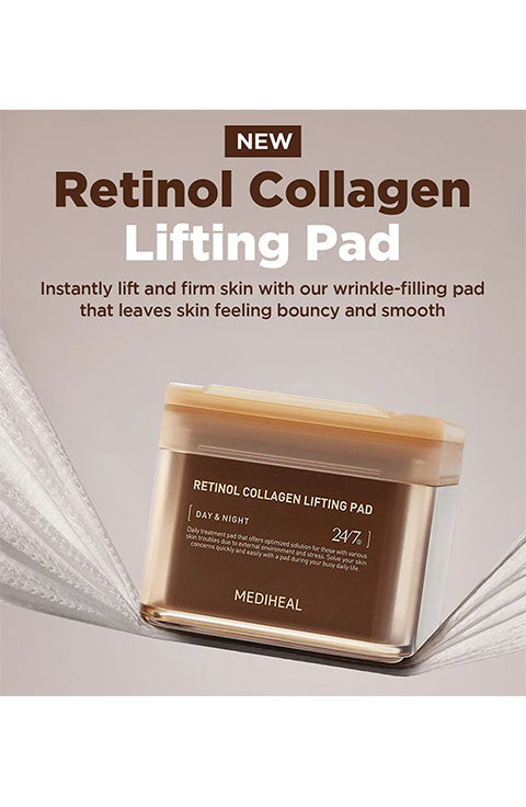 MEDIHEAL Retinol Collagen Lifting Pad 100P - Palace Beauty Galleria