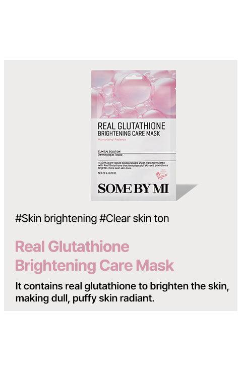 SOME BY MI Real Glutathione Brightening Care Mask SOME BY MI Real Glutathione Brightening Care Mask