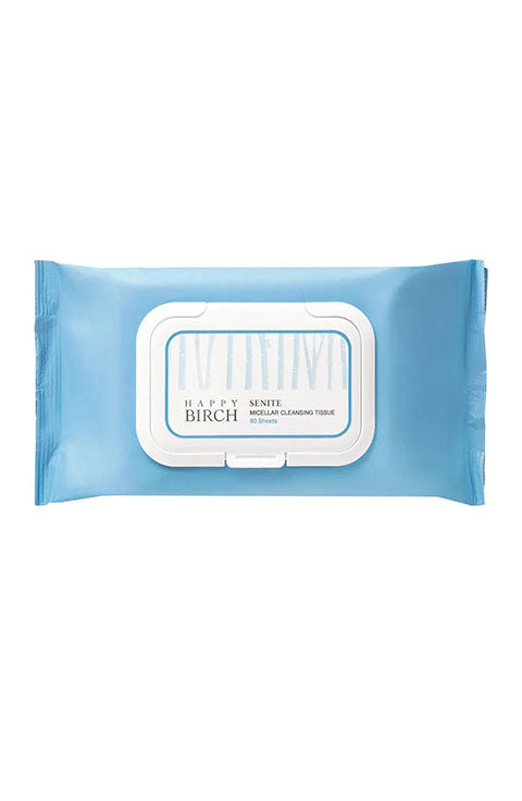 Senite Happy Birch Micellar Cleansing Tissue 80 Sheets - Palace Beauty Galleria