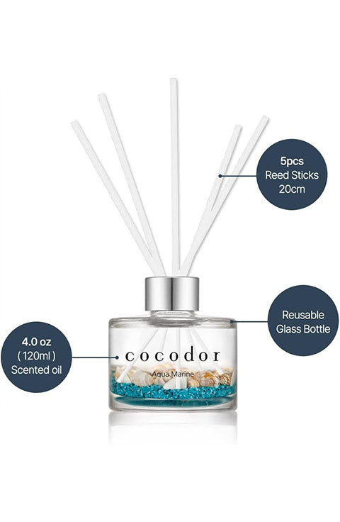 COCODOR Aqua Reed Diffuser 4.05oz(120ml)-4 Style - Palace Beauty Galleria