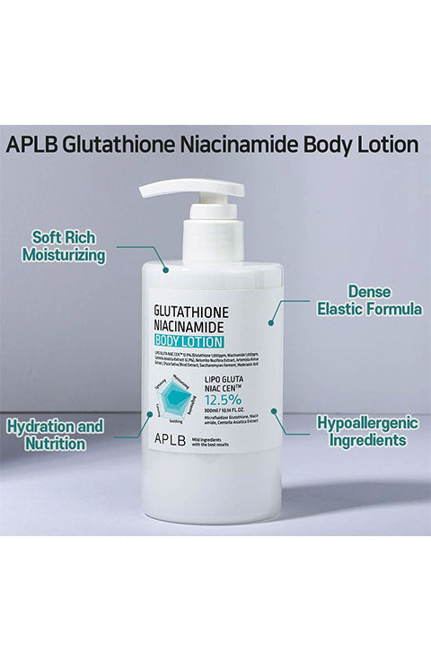 APLB Glutathione Niacinamide Body Lotion 300 ml APLB Glutathione Niacinamide Body Lotion 300 ml