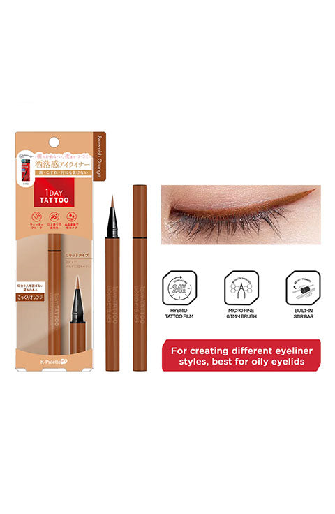 K-PALETTE 1DAY TATTOO LIQUID EYELINER- 4COLOR - Palace Beauty Galleria