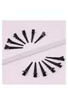 Gloss & Glow Hair S Size Clip Sliver, Black ---10Pcs - Palace Beauty Galleria
