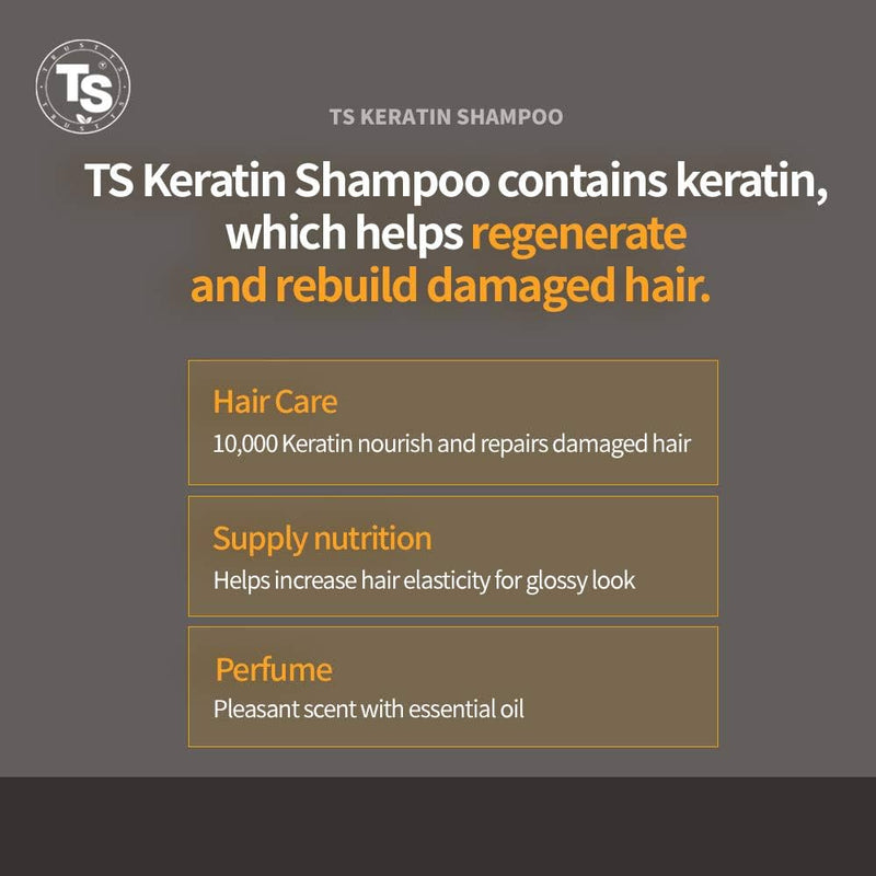 TS Keratin Shampoo (16.9 Fl Oz / 500mL) - Palace Beauty Galleria