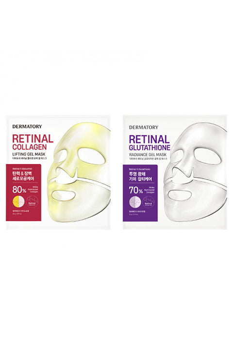 Dermatory Retinal Collagen / Glutathione Gel Mask Sheet 2 Types - Palace Beauty Galleria
