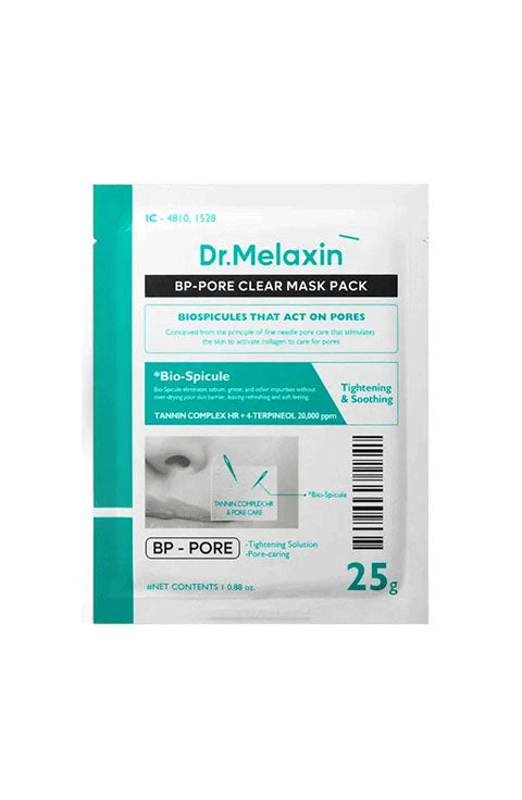 Dr.Melaxin  BP Pore Clear Facial Mask -1Pcs,1Box(5Pcs) - Palace Beauty Galleria