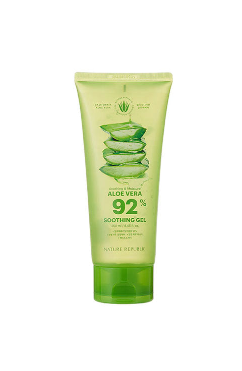 Nature Republic Soothing & Moisture Aloe Vera 92% Soothing Gel Tube - Palace Beauty Galleria