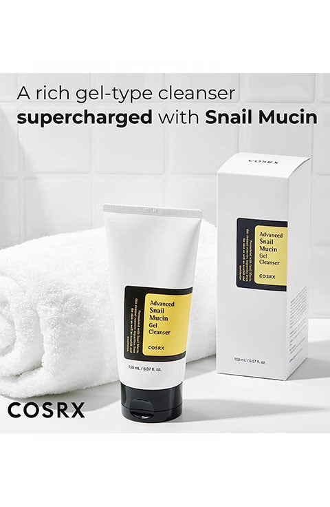 COSRX Advanced Snail Mucin Gel Cleanser 5 fl.oz / 150ml - Palace Beauty Galleria