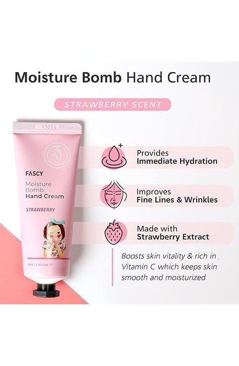 FASCY Moisture Bomb Hand Cream Set (40ml X5items) - Palace Beauty Galleria