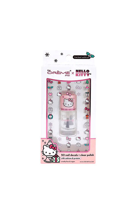 The Creme Shop x Hello Kitty: Holiday Manicure Set Nail Decals & Clear Polish - Palace Beauty Galleria