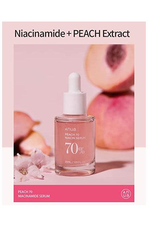 Anua Peach 70% Niacinamide Serum 30ml - Palace Beauty Galleria