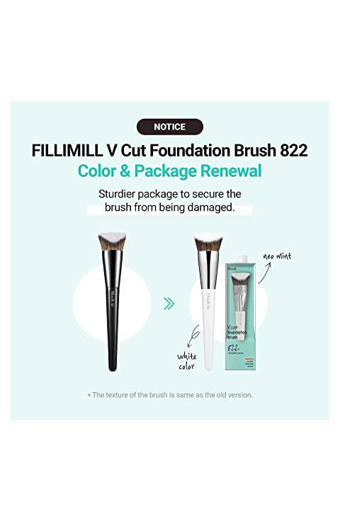 FILLIMILLI V Cut Foundation Brush 822 - Palace Beauty Galleria