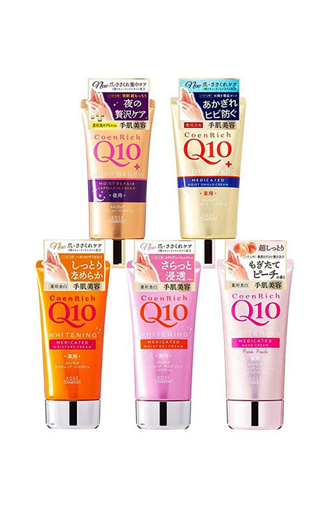 Kose Hand Cream CoenRich Q10 80G -5 Style - Palace Beauty Galleria