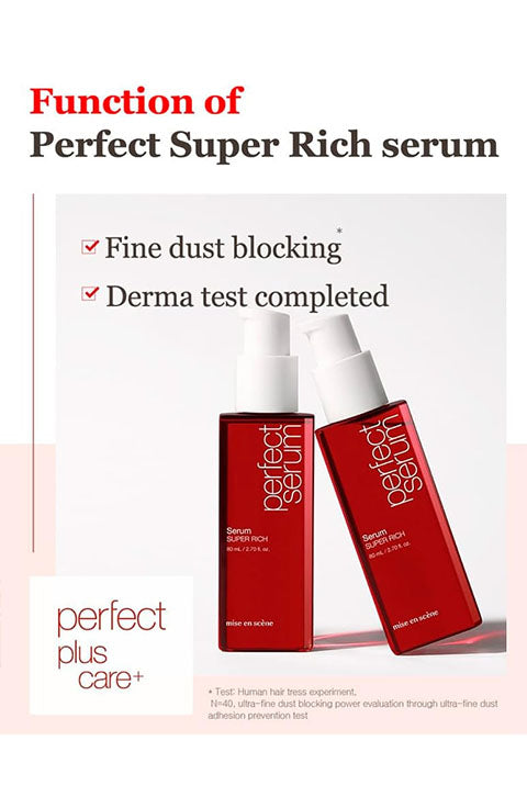 Mise En Scene Perfect Repair Hair Serum  80ml (5Style) - Palace Beauty Galleria
