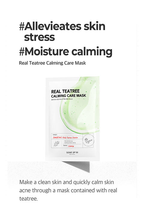 Some By Mi Real Tea Tree Calming Care Mask 1Sheet - Palace Beauty Galleria