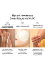 GOODAL Green Tangerine Vitamin C Toner Pads 70Pcs - Palace Beauty Galleria