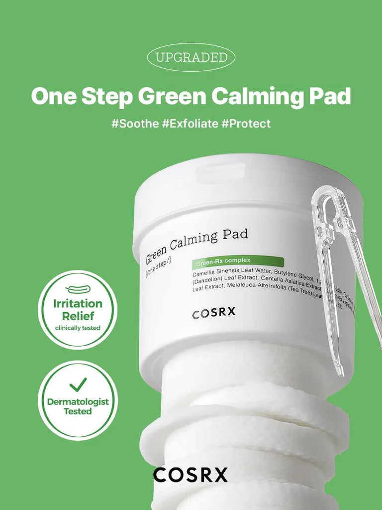 COSRX - One Step Green Calming Pad 70Pad - Palace Beauty Galleria