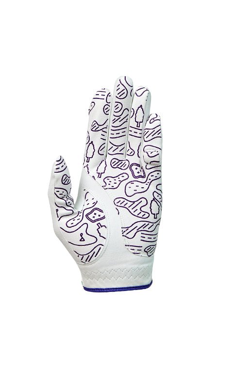 Par Tee Time Purple Golf Glove
