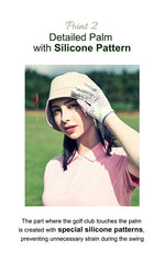 Pray for Birdie White Golf Glove - Palace Beauty Galleria