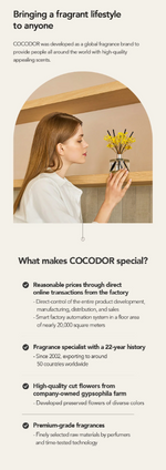 Cocodor Flower Diffuser / 6.7oz [Rose Perfume] - Palace Beauty Galleria