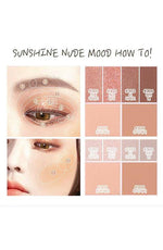 16BRAND My Magazine Multi Palette Eye Cheek Sunny Mood Vol 03 - Palace Beauty Galleria
