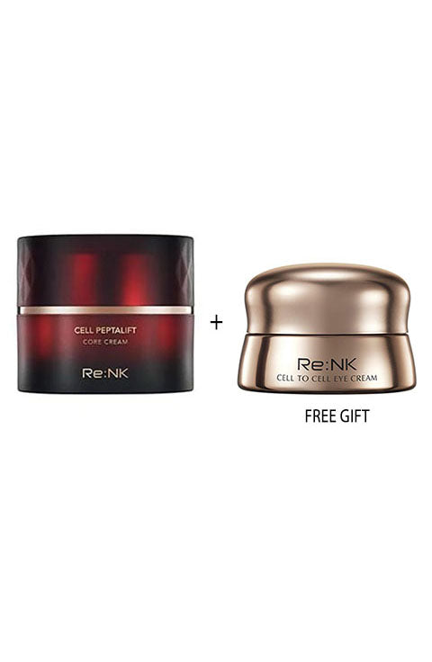 Re:NK Cell Peptalift Core Cream + Free Gift (Re:NK Cell To Cell Eye Cream) - Palace Beauty Galleria