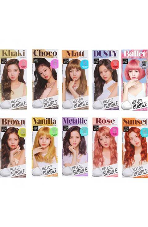 MISE EN SCENE - Hello Bubble Foam Color (Hair Dye) - 17 color - Palace Beauty Galleria