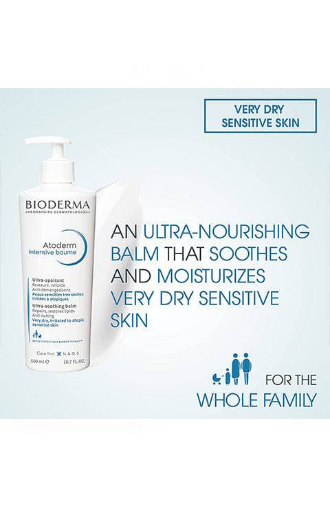 Bioderma Atoderm Intensive Gel-Cream Ultra-Soothing Cooling Care 500ml - Palace Beauty Galleria
