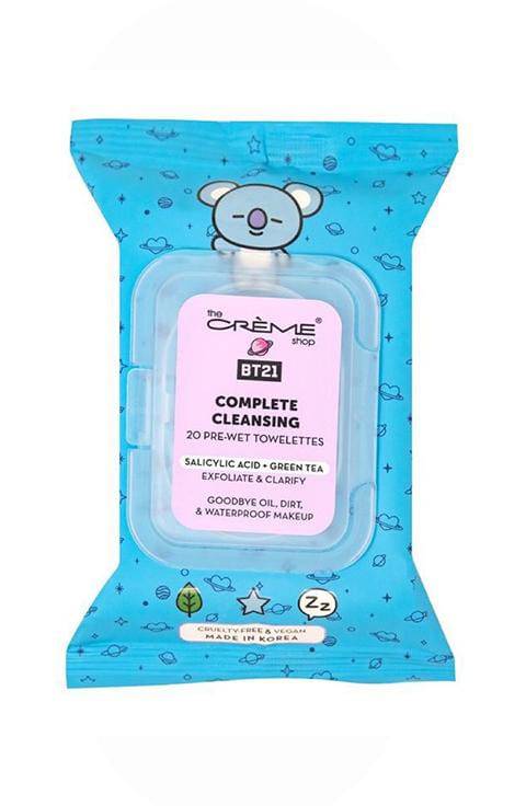 The Crème Shop BT21: Complete Cleansing Towelettes Complete Collection 7 Item - Palace Beauty Galleria
