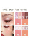 16BRAND My Magazine Multi Palette Eye Cheek Sunny Mood Vol 04 - Palace Beauty Galleria