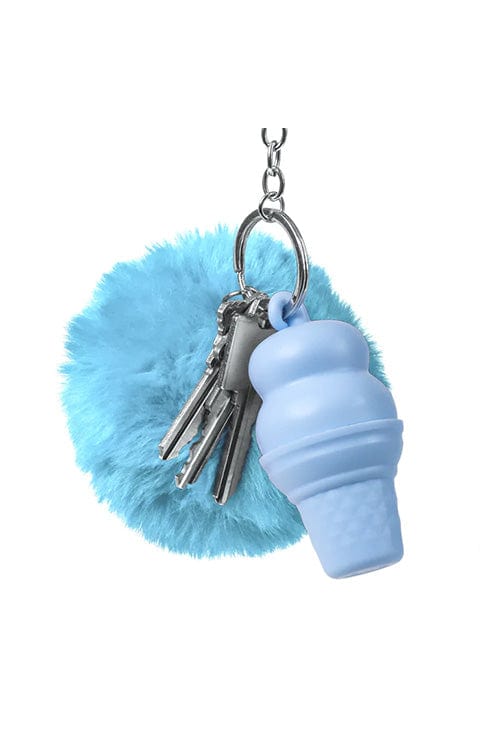 Puff Ball, Coconut Lip Gloss Keychain