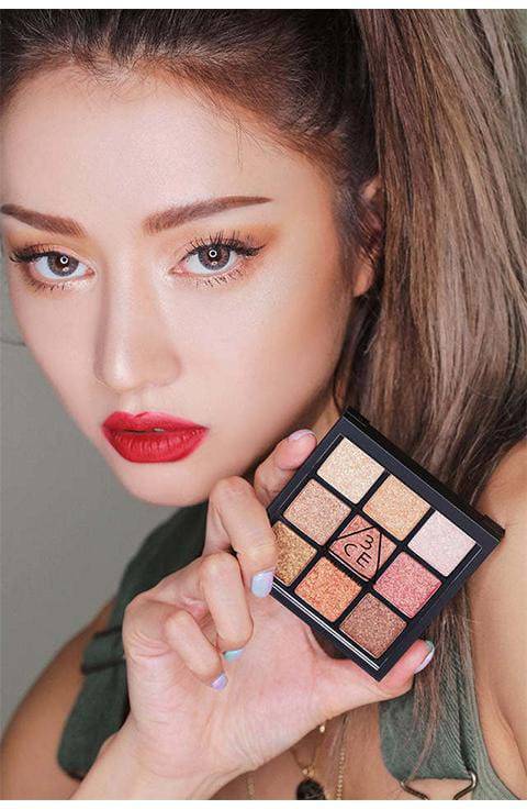 3CE MOOD RECIPE MULTI EYE COLOR PALETTE #SMOOTHER, #OVERTAKE - Palace Beauty Galleria