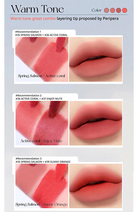 Peripera - Ink The Velvet New Color Weather - #35, #36, #37, #38,#39 ...