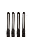 Diane Metal Control Clips Black 4" - 4 Pack #D10 - Palace Beauty Galleria