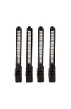 Diane Metal Control Clips Black 4" - 4 Pack #D10 - Palace Beauty Galleria
