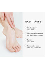 Essential Wonders Put Your Feet Up! Nourishing Foot Mask 1Pcs, 5Pcs - Palace Beauty Galleria