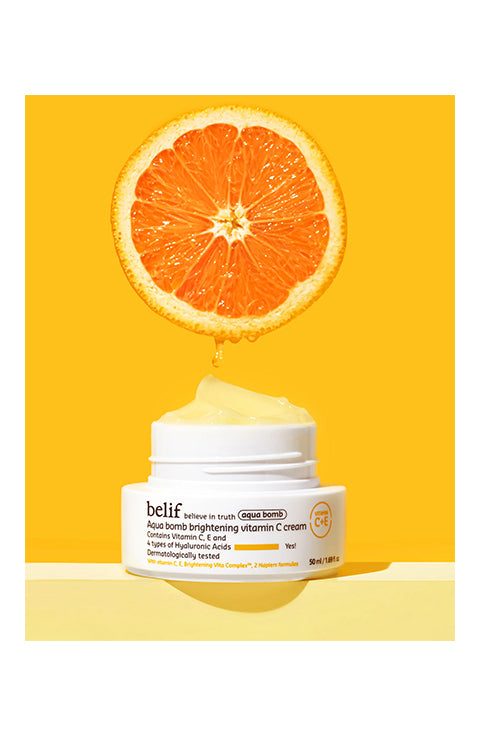 belif Aqua Bomb Brightening Vitamin C Cream 50Ml - Palace Beauty Galleria