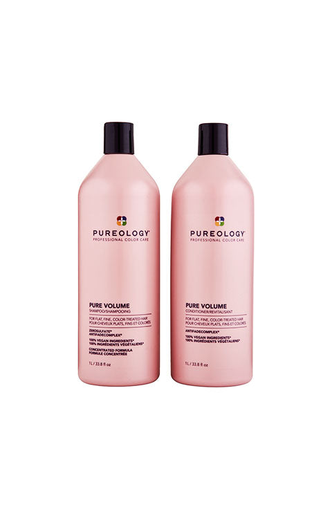 Pureology Pure Volume Shampoo and Condition 33.8 oz - Palace Beauty Galleria