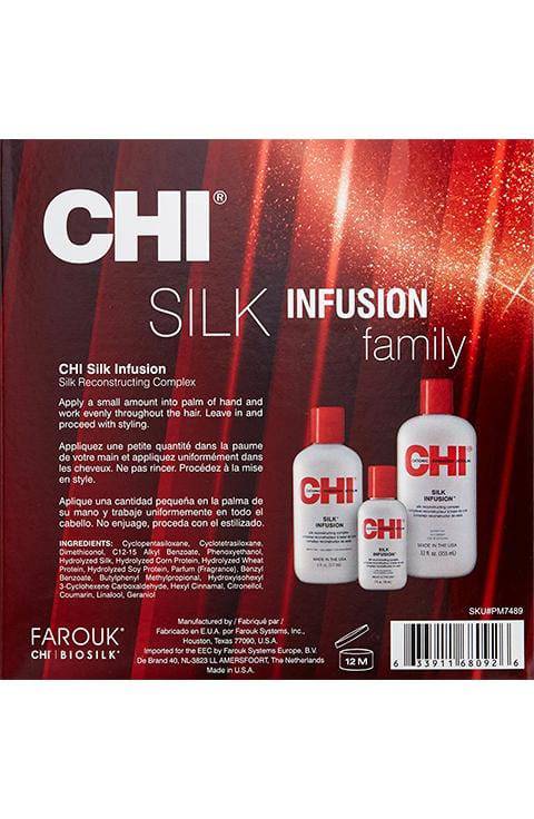 CHI Silk Infusion 12oz, 6oz, 2oz - Palace Beauty Galleria