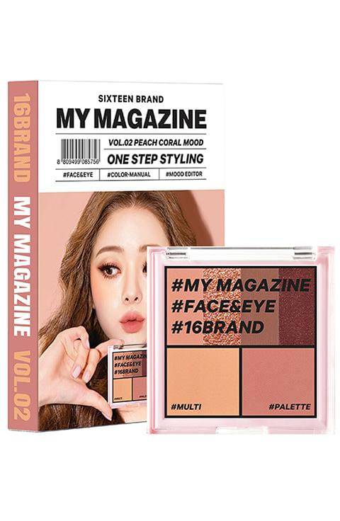 16 Brand My Magazine Eye Shadow Multi Palette