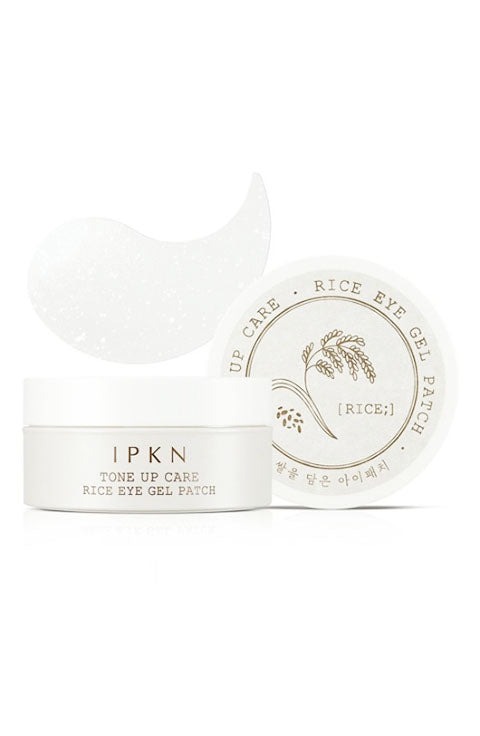 IPKN - Tone Up Care Rice Eye Gel Patch - 60Patch - Palace Beauty Galleria