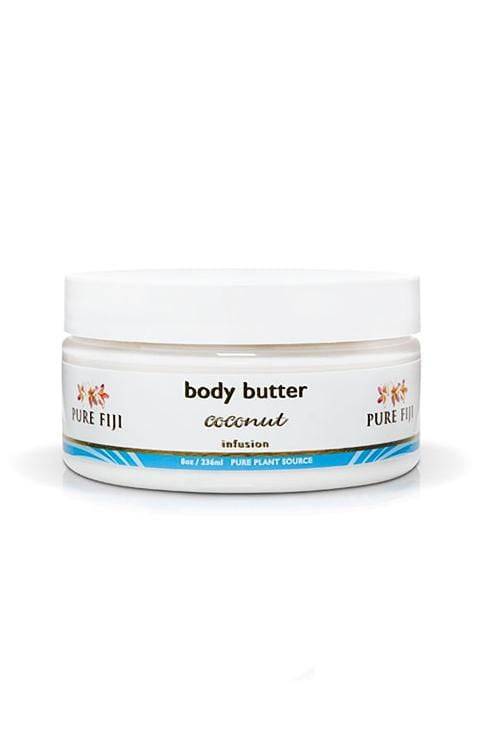 PURE FIJI Body Butter, Coconut, 8 Ounce - Palace Beauty Galleria