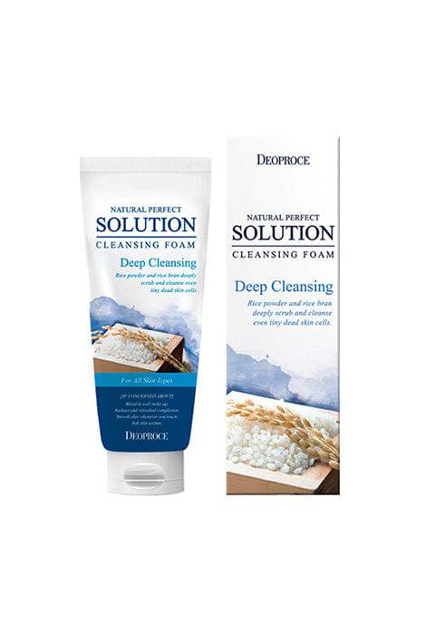 NATURAL PERFECT SOLUTION CLEANSING FOAM DEEP CLEANSING