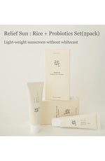 Beauty of Joseon Relief Sun : Rice + Probiotics (50ml, 1.69fl.oz) 2Pack - Palace Beauty Galleria