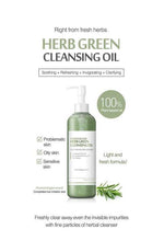 MANYO FACTORY HERB GREEN CLEANSING OIL 200Ml - Palace Beauty Galleria