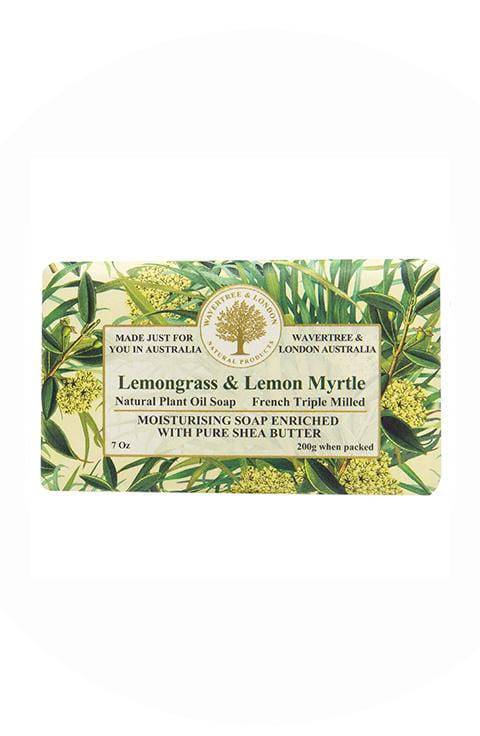 Wavertree & London Lemongrass & Lemon Myrtle Natural Luxury Soap Bar 7 Oz - Palace Beauty Galleria
