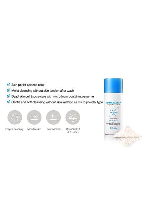 Dr. Oracle - Radical Clear Enzyme Powder Wash 50g - Palace Beauty Galleria