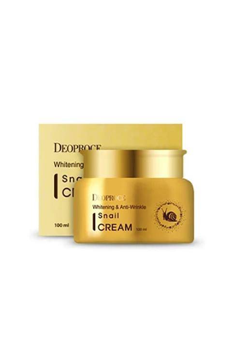 DEOPROCE Whitening and Anti-Wrinkle Snail Cream 100m - Palace Beauty Galleria