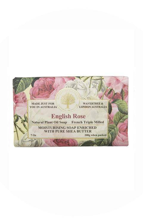 Wavertree & London Triple Milled Bar Soap 7oz 200g - English Rose - Palace Beauty Galleria