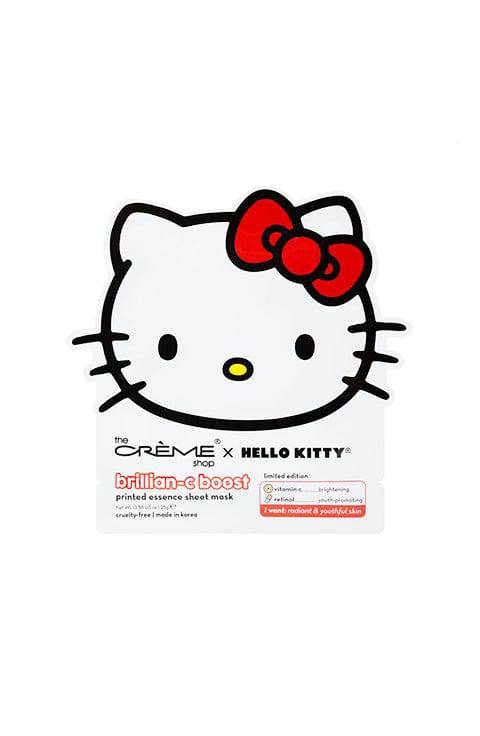 The Crème Shop x Hello Kitty Brillian-C Boost Printed Essence Sheet Mask - Palace Beauty Galleria